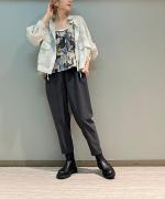 コットンラミースラブローン　シャツジャケット